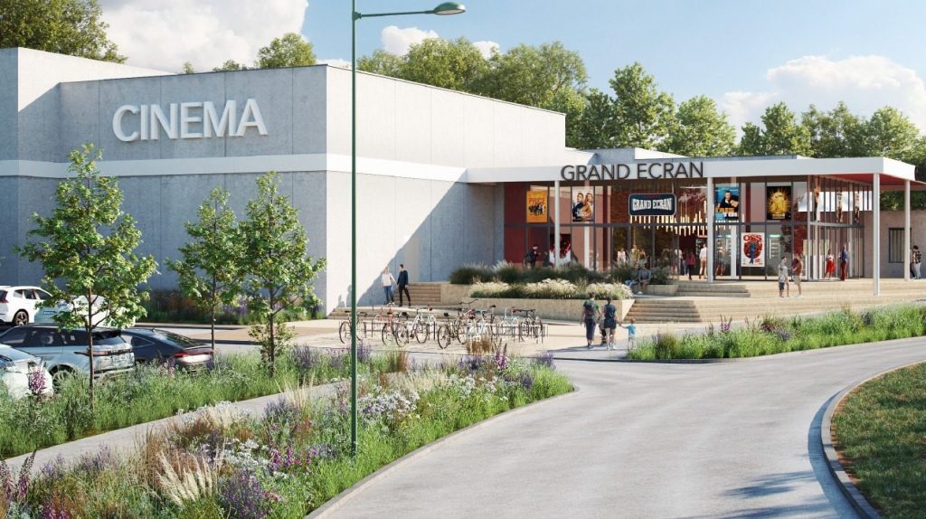 projet 3d nouveau cinéma la chapelle sur erdre