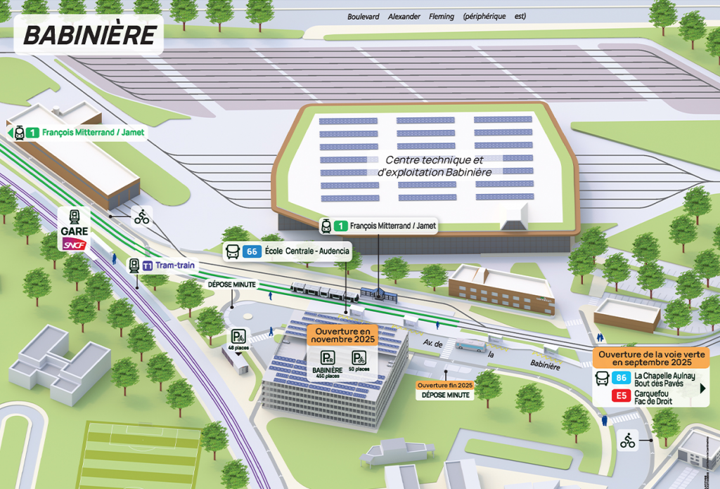 plan arrêt babinière
changements naolib