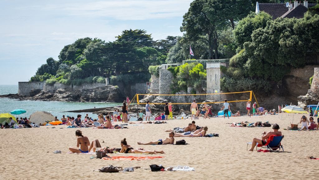 plage pornic train nantes