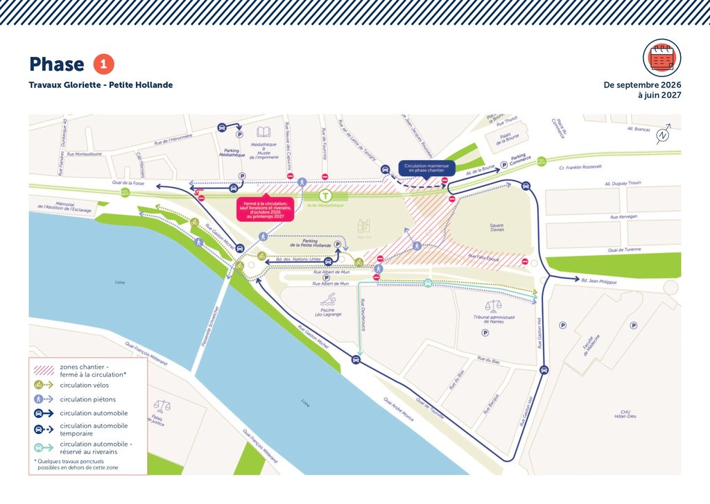 Petite-Hollande Nantes travaux phase 1
